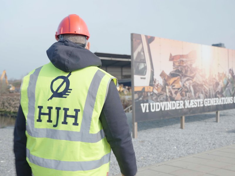 HJHansen Recycling Group medarbejder